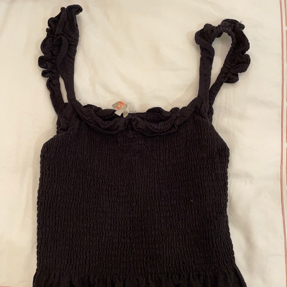 Black cinch top